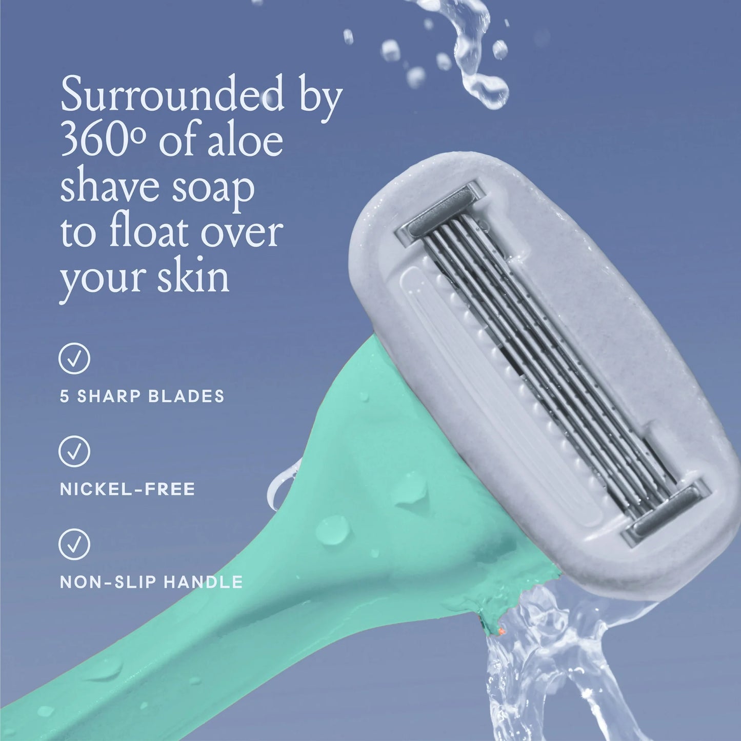Billie Women’s Razor 5-Blade Razor Cartridge Refills, 4 Ct