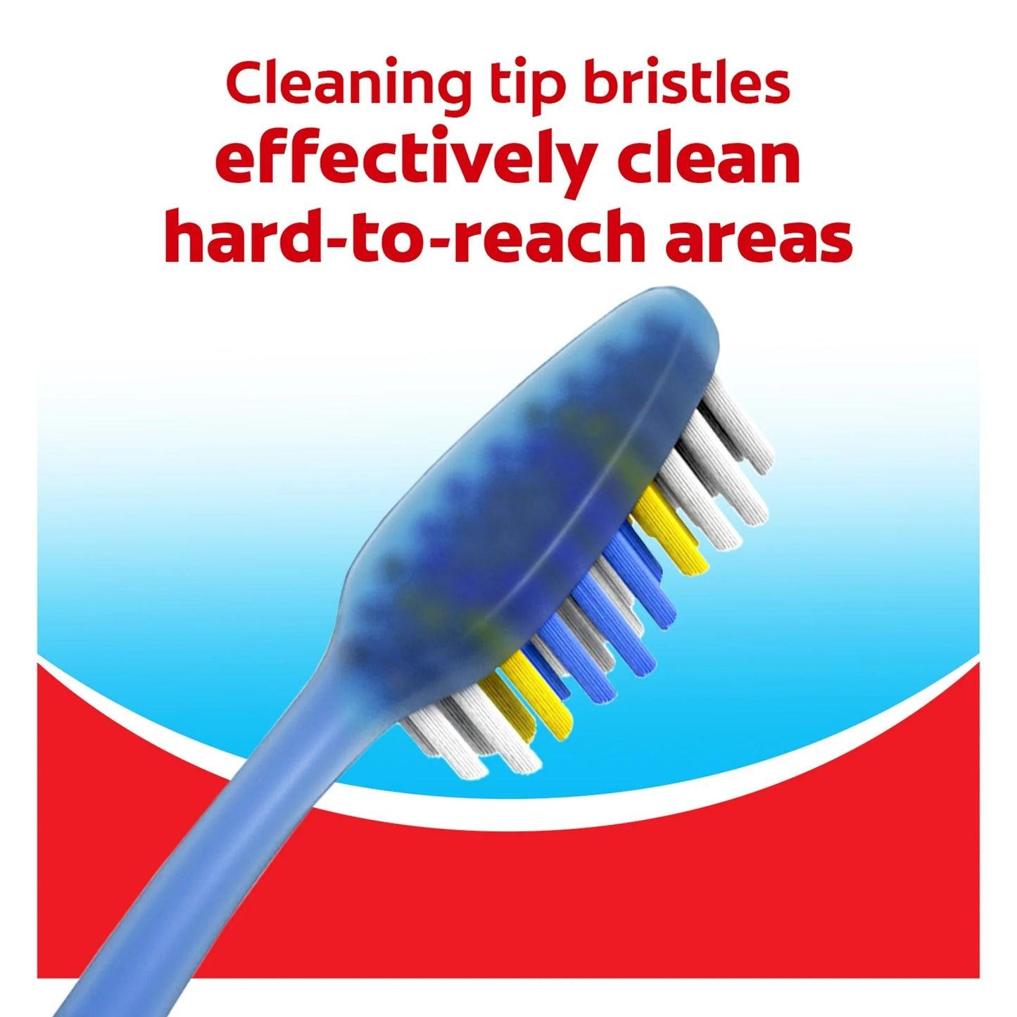Colgate Extra Clean Flexible Grip Adult Manual Toothbrush, Medium, 4 Per Pack